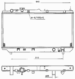 РАДИАТОР ДВИГАТЕЛЯ RA62383AR2
