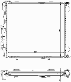 РАДИАТОР ДВИГАТЕЛЯ RA62684A