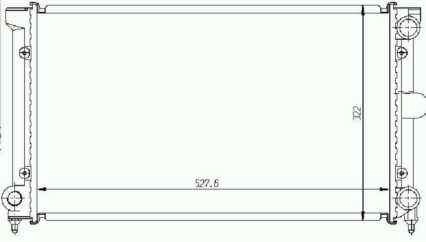 РАДИАТОР ОХЛАЖДЕНИЯ RA65174A