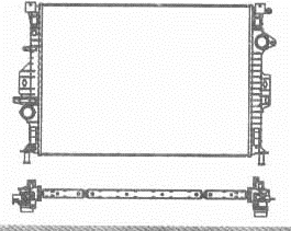 РАДИАТОР ДВИГАТЕЛЯ RA65615A
