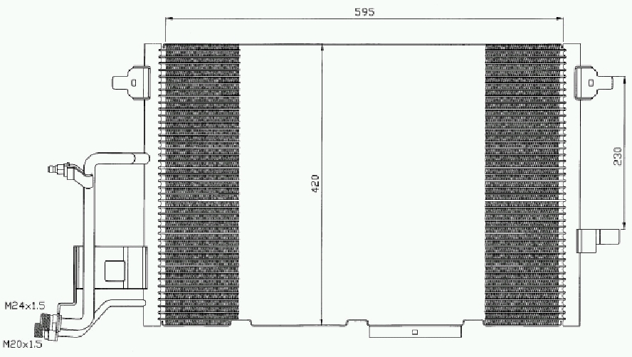 РАДИАТОР КОНДИЦИОНЕРА RC94430