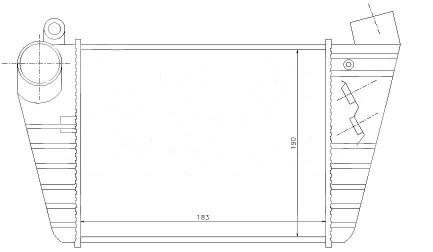 РАДИАТОР ИНТЕРКУЛЕРА RI96847