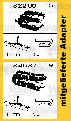 Щетка стеклоочистителя SWF Standard Spoiler x1 619