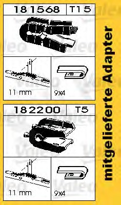 Щетка стеклоочистителя SWF Standard Spoiler x1 612