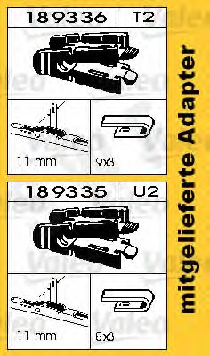 Щетка стеклоочистителя SWF Standard Spoiler x1 604