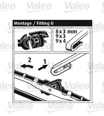 Комплект стеклоочистителей SWF Standard x2 351