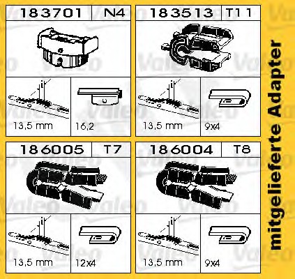 Щетка стеклоочистителя SWF Truck wiper blade 701