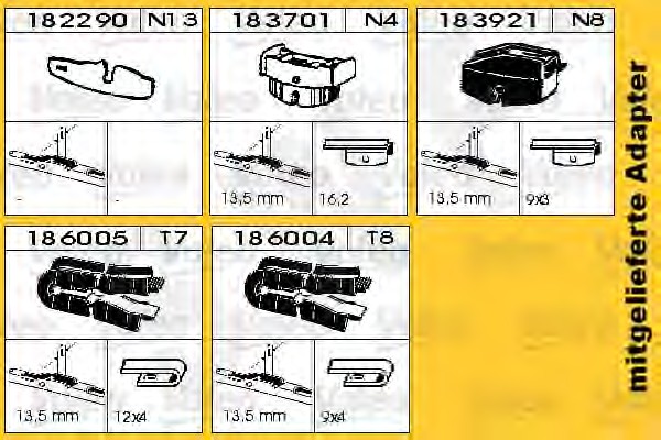 Щетка стеклоочистителя SWF Truck wiper blade 600